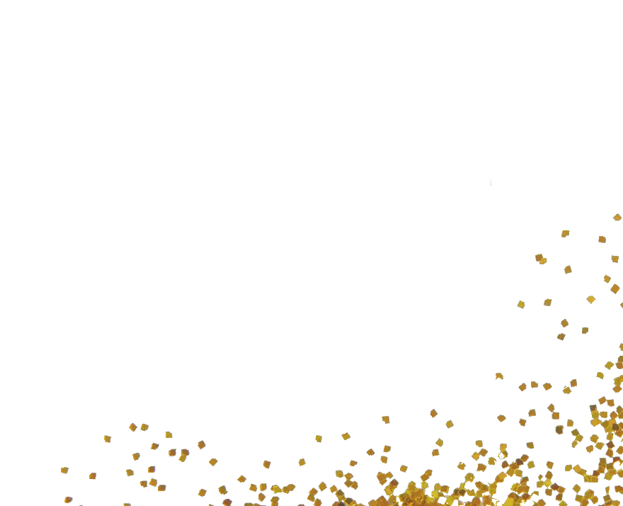 Gold Confetti Transparent Png