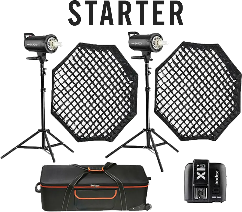 Godox Starter 800w 2x Sk400ii Studio Flash Lighting Kit Godox Png Flash Effect Png