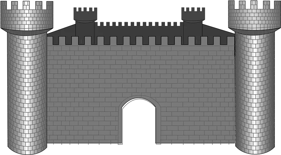 Free Vector Graphic Muro De Castillo Dibujo Png Castle Wall Png