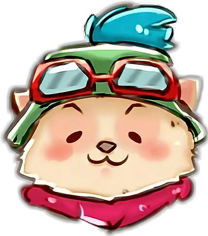 Teemo Lol Hongo Tejon Diablo Demonio Maldad Maldito League Cartoon Png Teemo Png