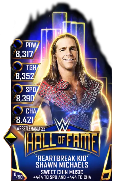 Shawn Michaels Wwe Supercard Season 1 Debut Wwe Shawn Michaels Wwe Hall Of Famer Png Shawn Michaels Png