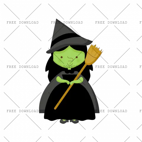 Png Image With Transparent Background Witch Wizard Of Oz Cartoon Fedora Transparent Background
