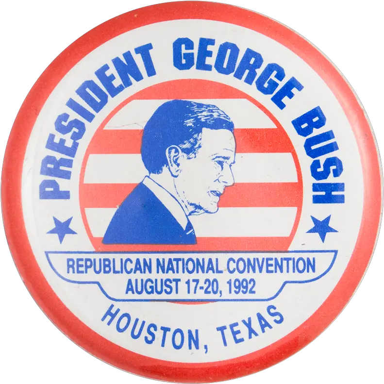 President George Bush 1992 Busy Beaver Button Museum President Png George Bush Png