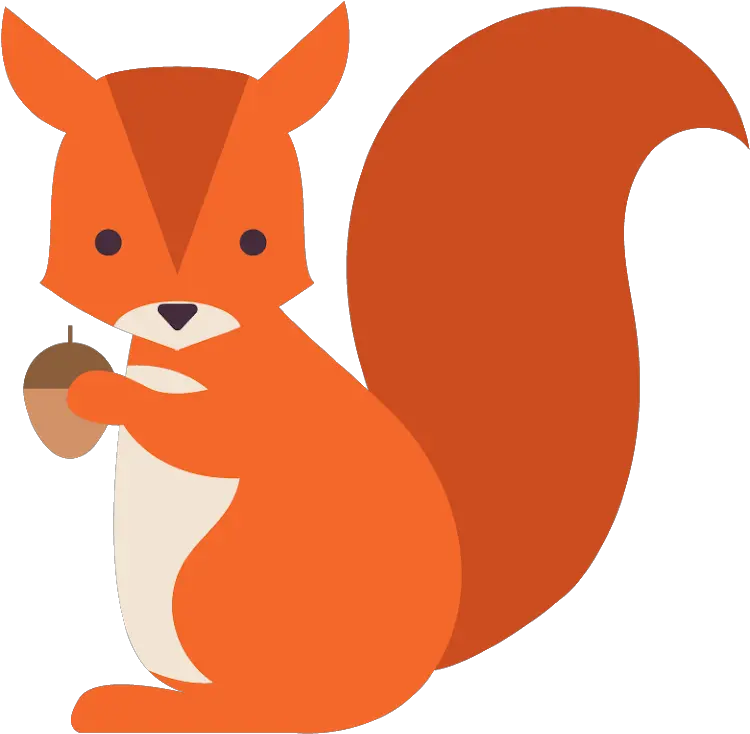 Cute Fox Png Cute Fox Vector Squirrel Minimalist Png Squirrel Illustration Minimalist Png