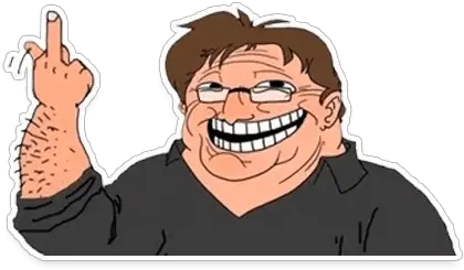 Gabe Newellu201d Stickers Set For Telegram Gabe Newell Thanks And Have Fun Png Gabe Newell Png