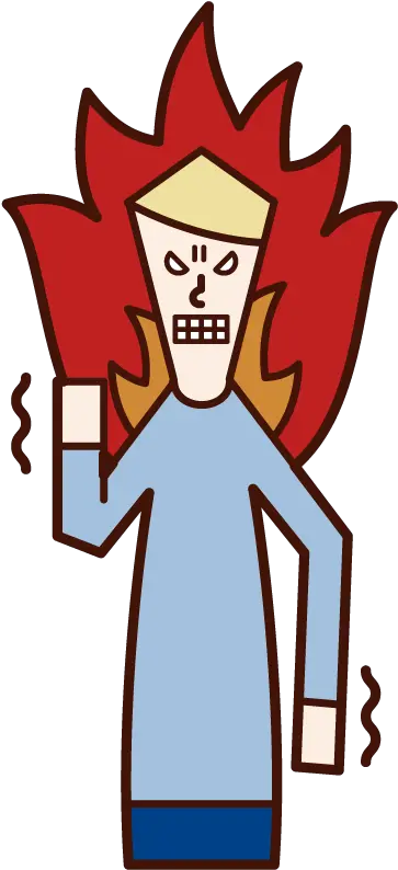 Illustration Of A Person Who Is Irritated Or Trembling With Png Japanese Angry Icon