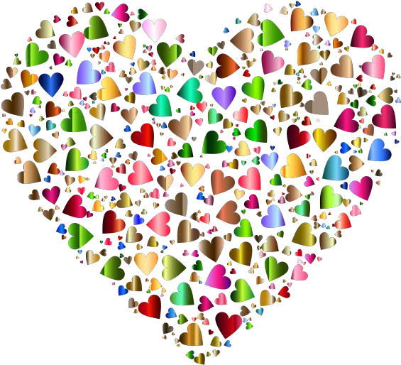 Chaotic Colorful Heart Fractal Pattern Free Svg Diversity Pictures Of Unity Png Heart Pattern Png