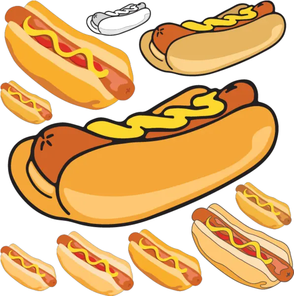 Clipart Food Hot Dog Transparent Free Hot Dog Cartoon Pic Png Hotdog Png