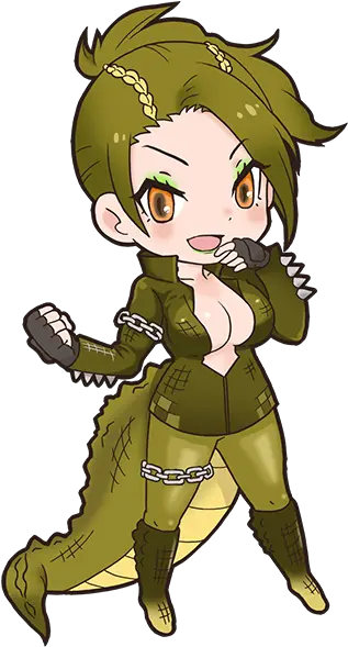 Saltwater Crocodilenexon Game Japari Library The Kemono Saltwater Crocodile Kemono Friends Png Croc Png