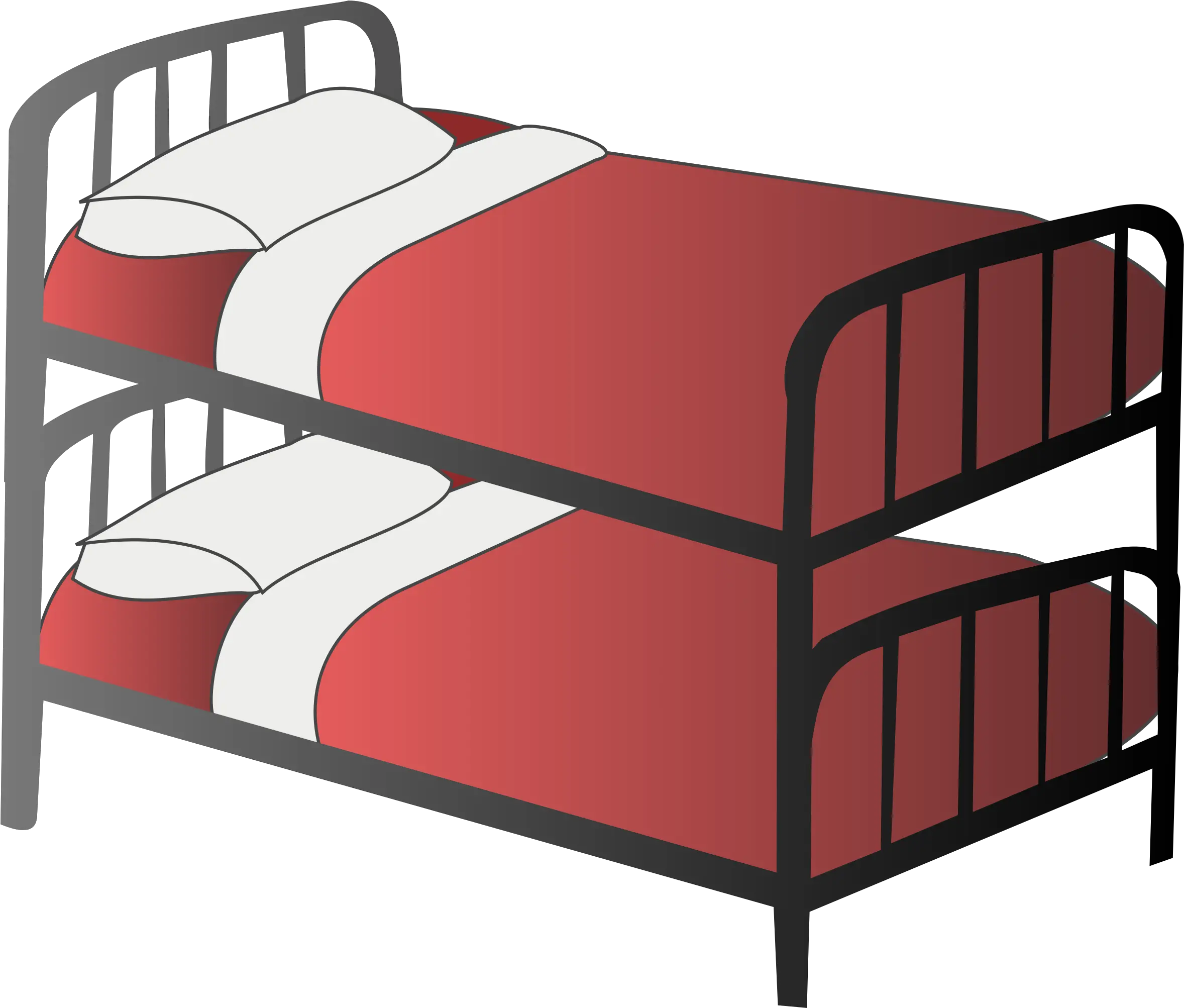 Lighter Clip Bunk Bed Transparent Png Transparent Background Bed Clipart Bedroom Png