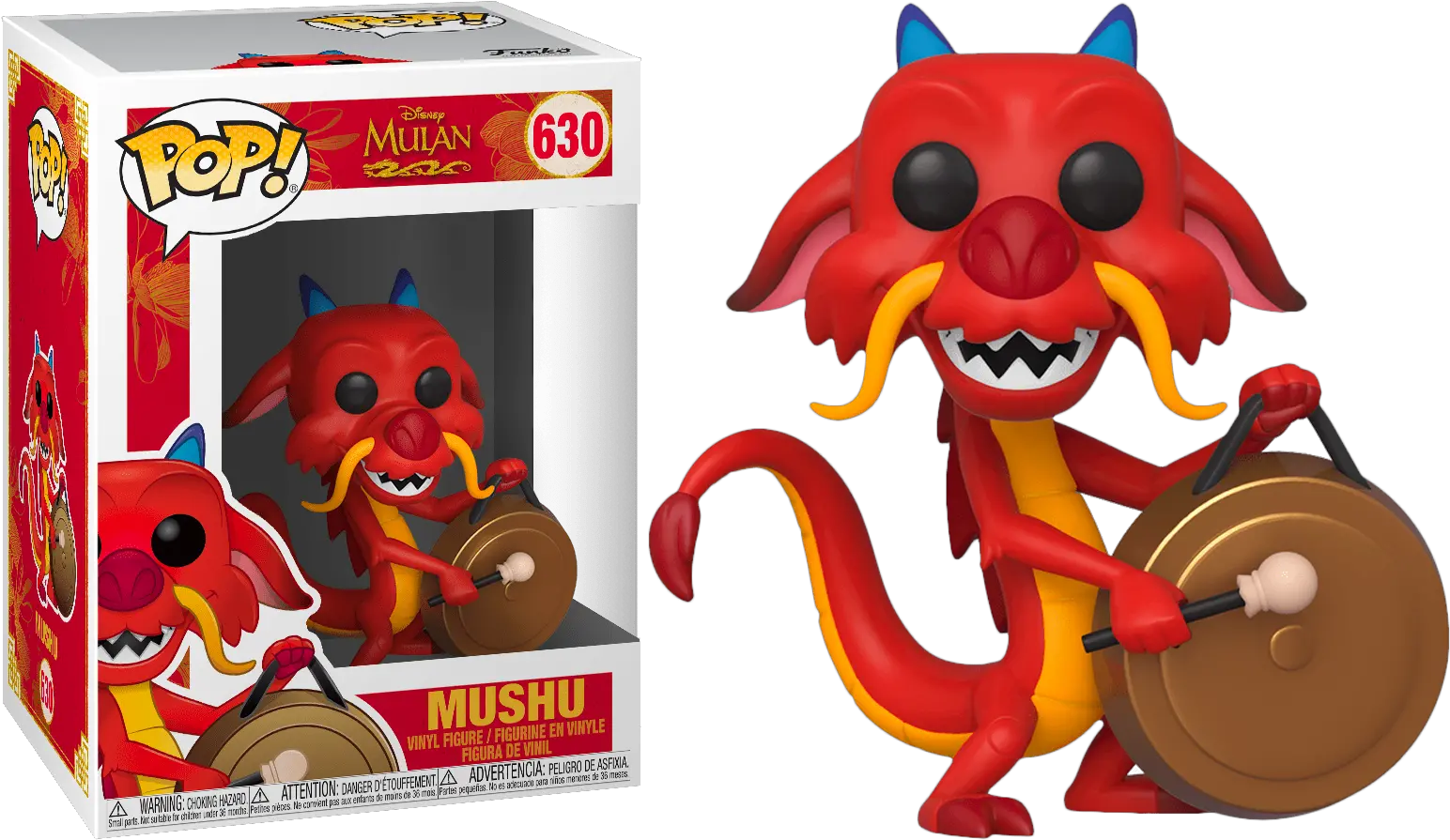 Funko Mulan Mushu Funko Pop Png Mulan Png