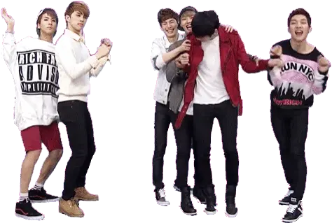 Top Infinite Kpop Stickers For Android Social Group Png Got7 Transparent