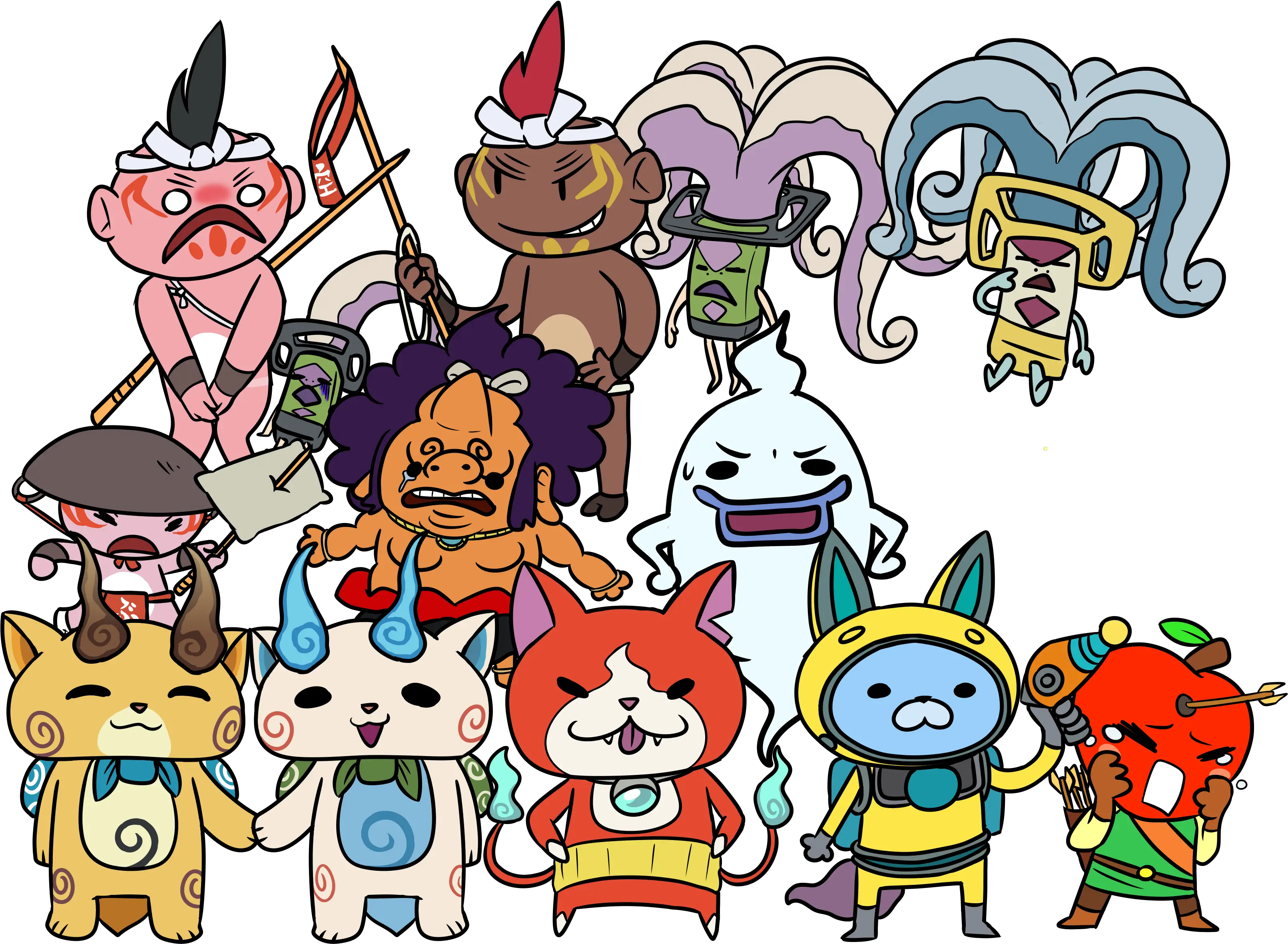 Yw3 Medallium Mural Quest But I Add A New Yokai Every Day Yo Kai Watch Siro Png Slash Mark Png