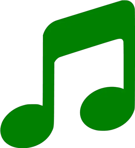Green Note Icon Free Green Music Icons Music Icon Png Transparent Black Notes Icon Transparent