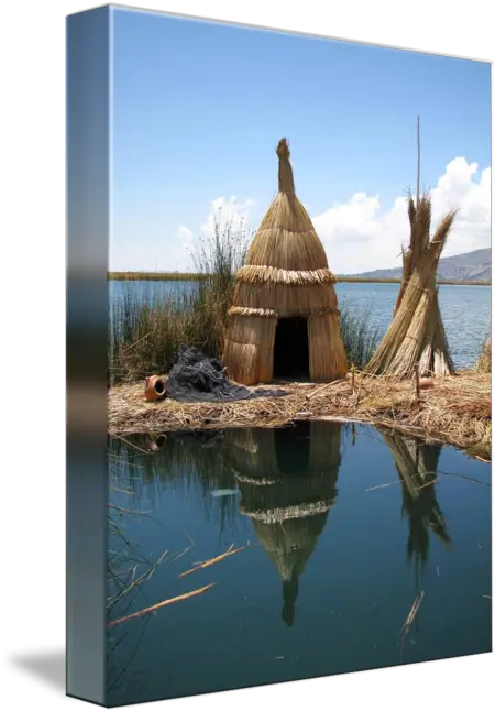 On A Floating Island Reflection Png Floating Island Png