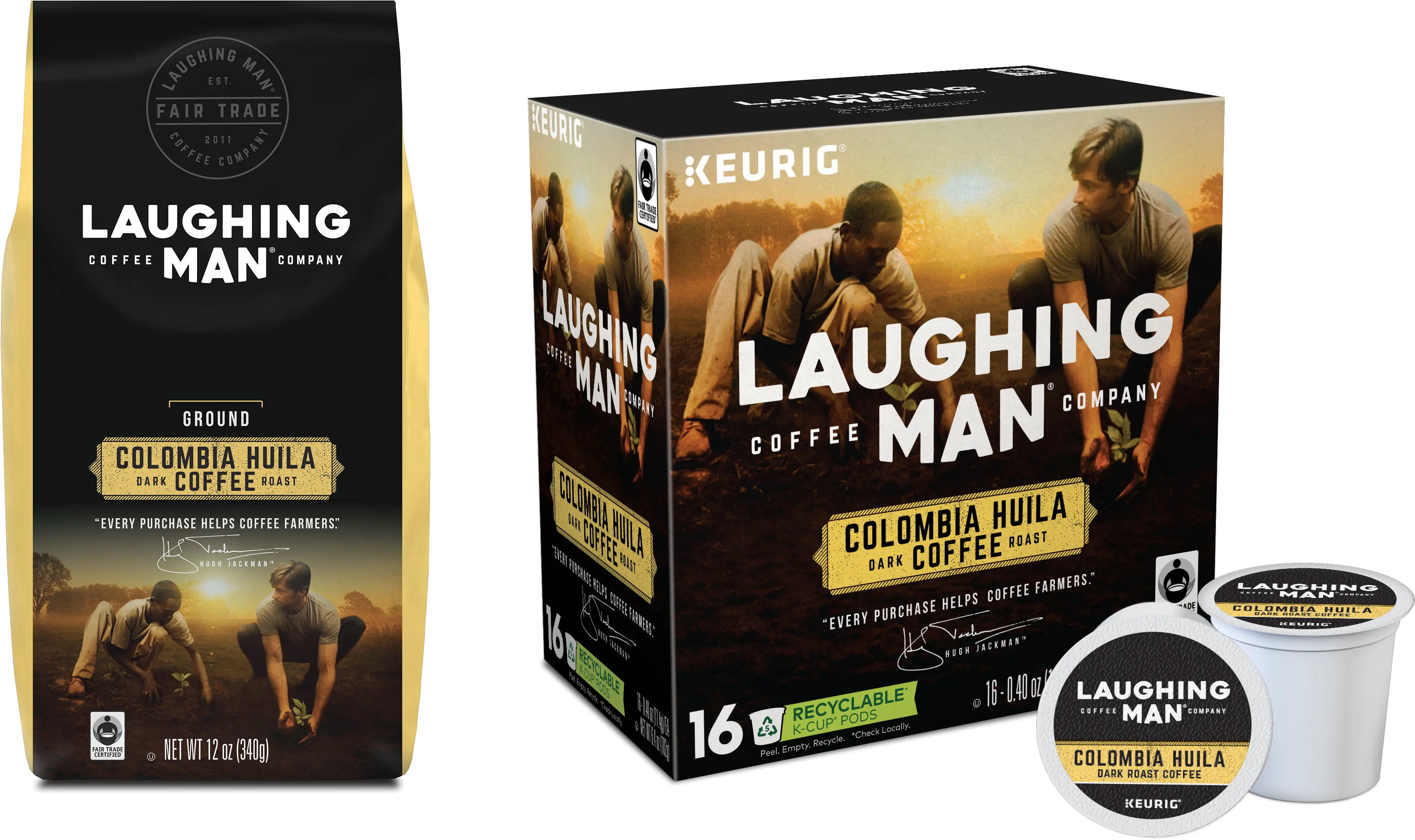 Hugh Jackman Laughing Man Coffee Review Good That Laughing Man Coffee Colombia Huila Png Laughing Man Png