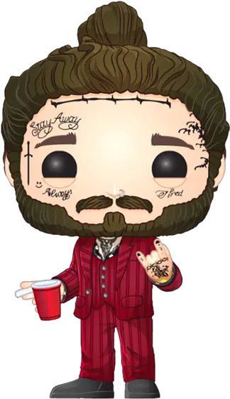 Download Hd Pre Order Post Malone Post Malone Pop Figure Png Post Malone Png