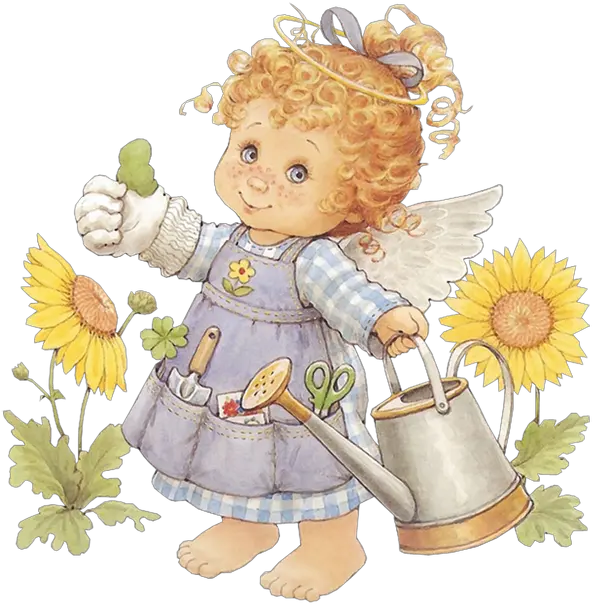 Garden Clipart Angel Transparent Free For Imagenes De Angeles Infantiles Png Garden Png