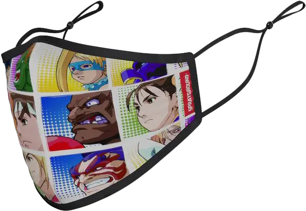 Sprayground Street Fighter Mask Fictional Character Png Street Fighter 2 Logo