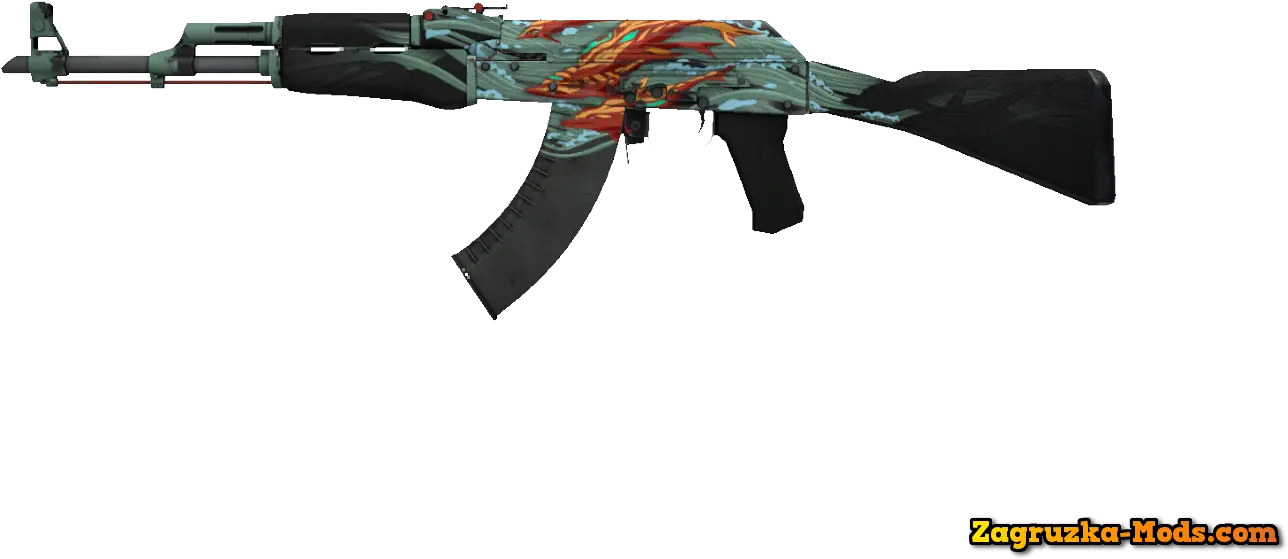 Download Hd Ak 47 Aquamarine Revenge Skin For Cs Ak 47 Cs Ak 47 Aquamarine Revenge Png Ak 47 Transparent Background