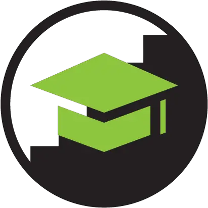 Learn About Our Work Ukhanyo Foundation For Graduation Png Graduation Cap Icon Black Circle