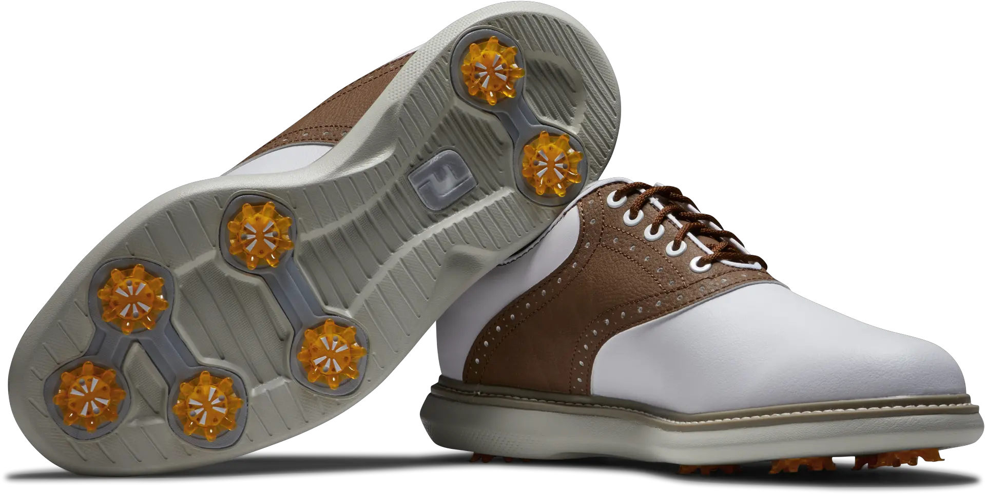 Traditionally Styled Golf Shoe Fj Traditions Mens Footjoy Png Icon Traditional Saddle