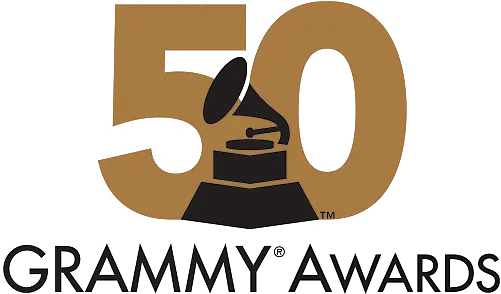 50th Grammy Awards Logo 50th Annual Grammy Awards Png Award Logo