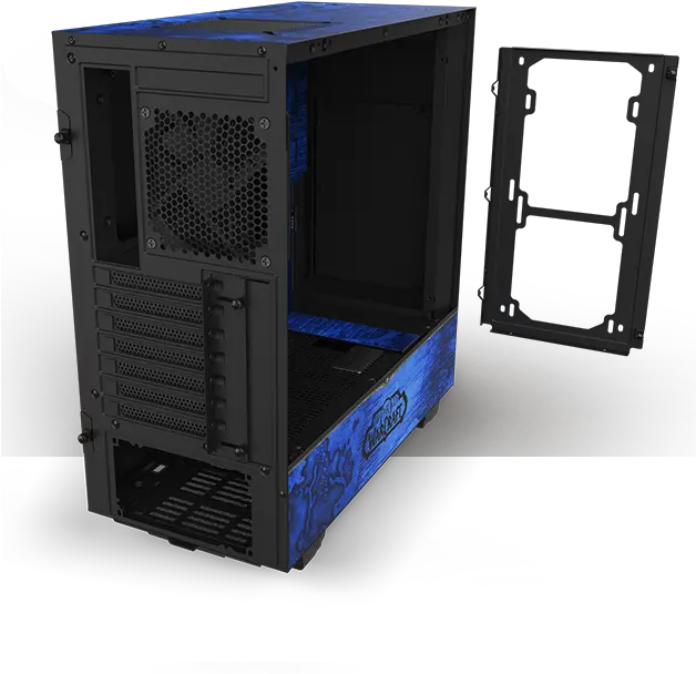 Nzxt Gaming Pc Hardware Computer Cases Liquid Cooling Nzxt H520 Front Fan Png World Of Warcraft Logo Transparent