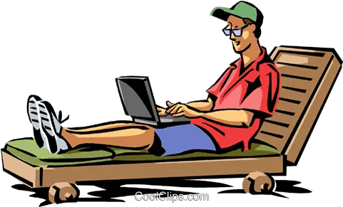 Relaxed Man Png U0026 Free Manpng T 349196 Png Person In Beach Chair Png Sitting Man Png