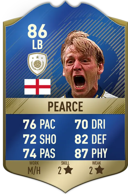 Stuart Pearce 86 Lb Fifa 18 Fut Icon Card Prediction Emile Png Fifa Icon