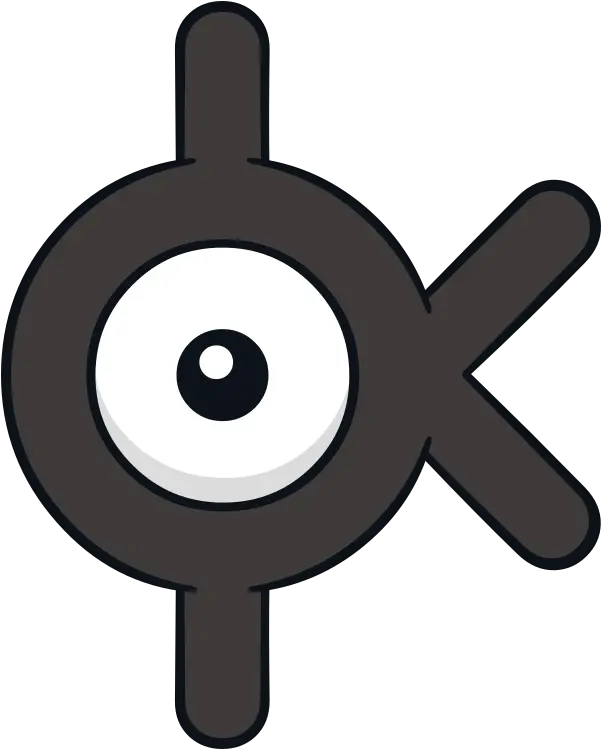 Pokemon 4211 Unown K Pokedex Evolution Moves Location Stats Unown Pokemon Letter K Png K Png