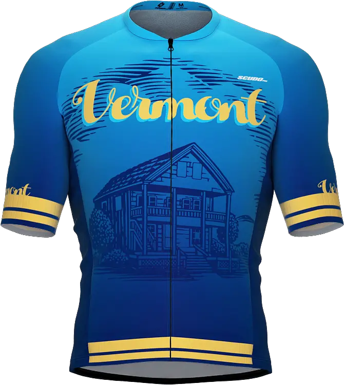 Scudopro Pro Elite Short Sleeve Cycling Jersey Vermont Usa State Icon Landmark Symbol Identity Men And Women Long Sleeve Png Men And Women Icon