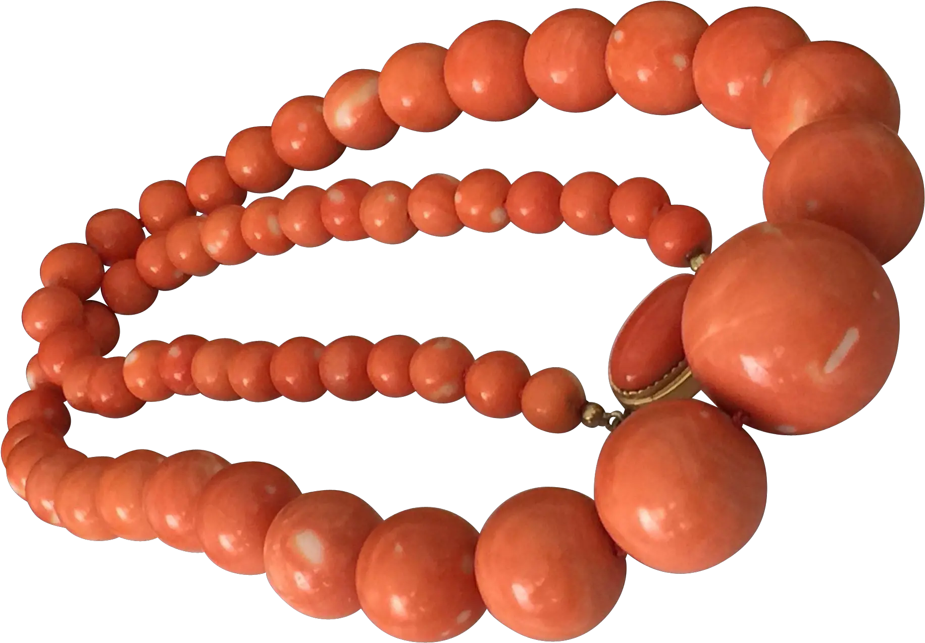 Genuine Natural Old Coral Type Momo Beads Size Png