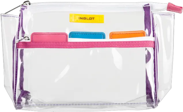 Transparent Cosmetic Bag Color Inglot Makyaj Çantas Effaf Png Cosmetic Png