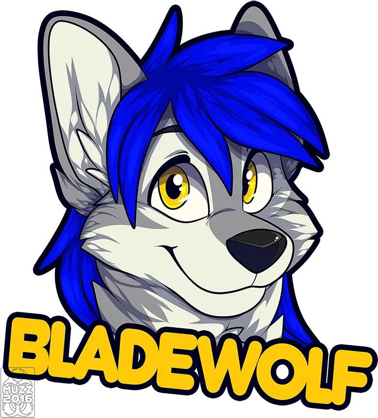 Bladewolf Wolf Dog Furry Badges Png Furry Wolf Icon
