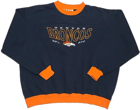 Denver Broncos Sweatshirt Size Xl Rerack Vintage Sweater Png Images Of Denver Broncos Logo