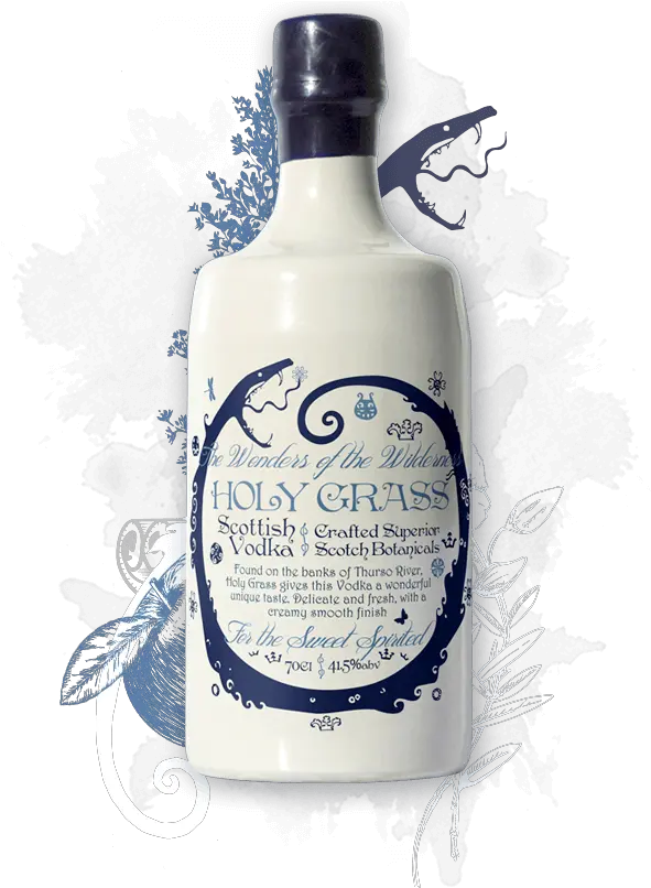 Handcrafted Premium Holy Grass Vodka Dunnet Bay Distillers Holy Grass Vodka Png Vodka Transparent