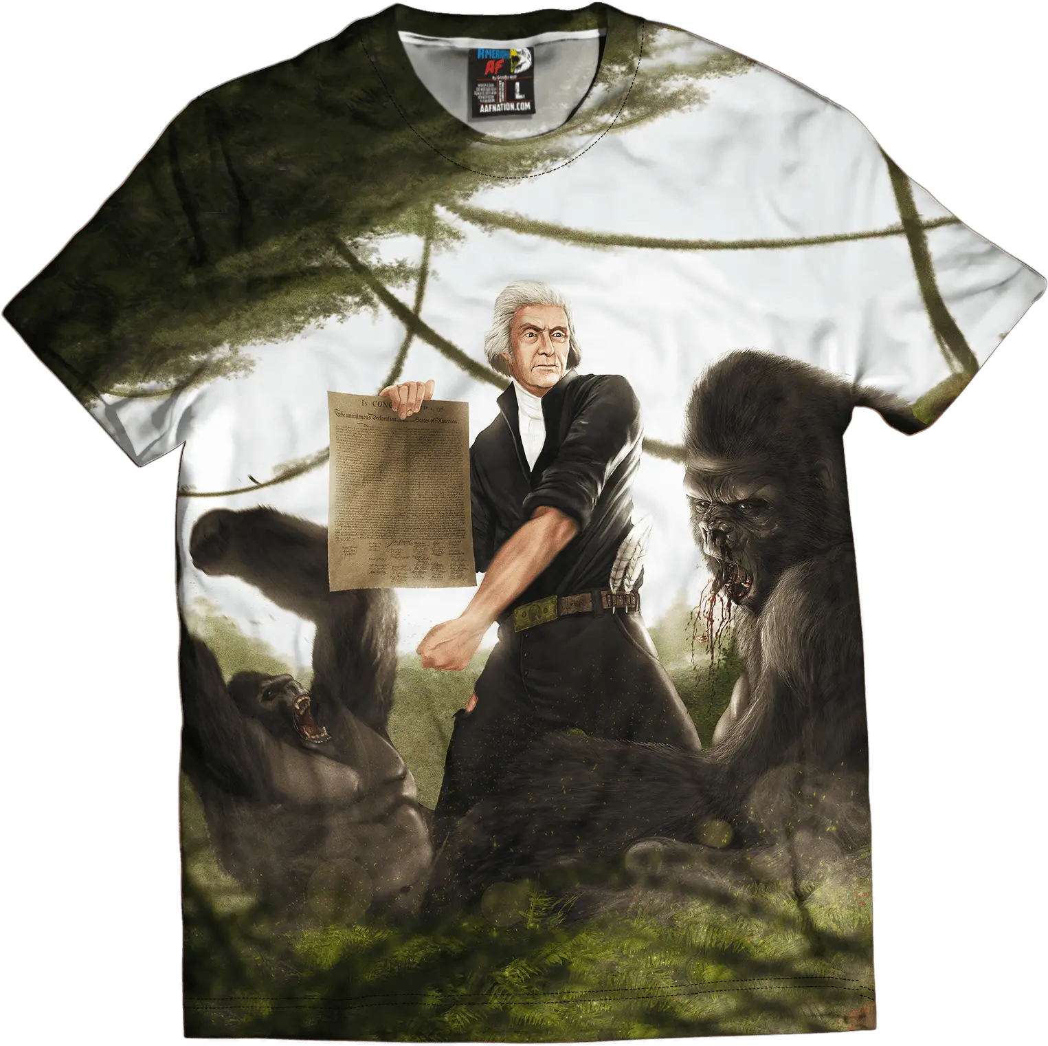 Thomas Jefferson Vs Gorilla Thomas Jefferson Gorillas Png Thomas Jefferson Png
