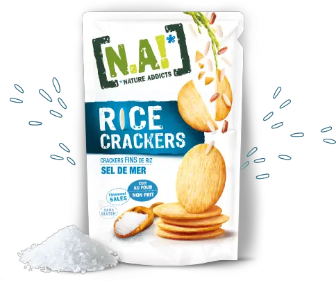 Sea Salt Nature Addicts Rice Crackers Png Salt Transparent