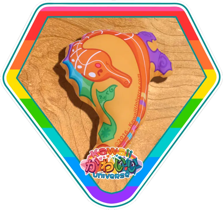 Cute Sea Horse Bass Clef Pillow Kawaii Universe Png Bass Clef Png