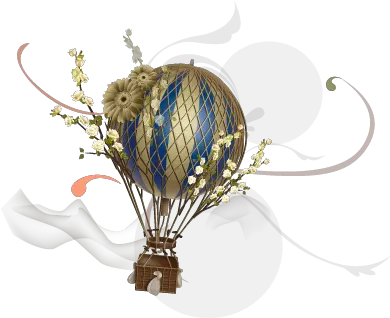 Vintage Hot Air Balloon Illustration Incorporates Decorative Vintage Hot Air Balloon Transparent Png Hot Air Balloon Transparent
