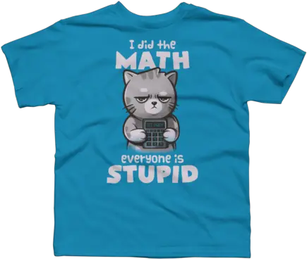 Nerd Boyu0027s T Shirts Design By Humans Short Sleeve Png Grumpy Cat Icon