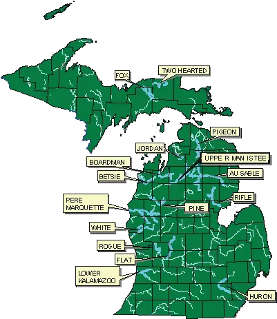 Obryadii00 Maps Of Michigan Rivers Detroit Tigers Logo Michigan Png Michigan Outline Transparent