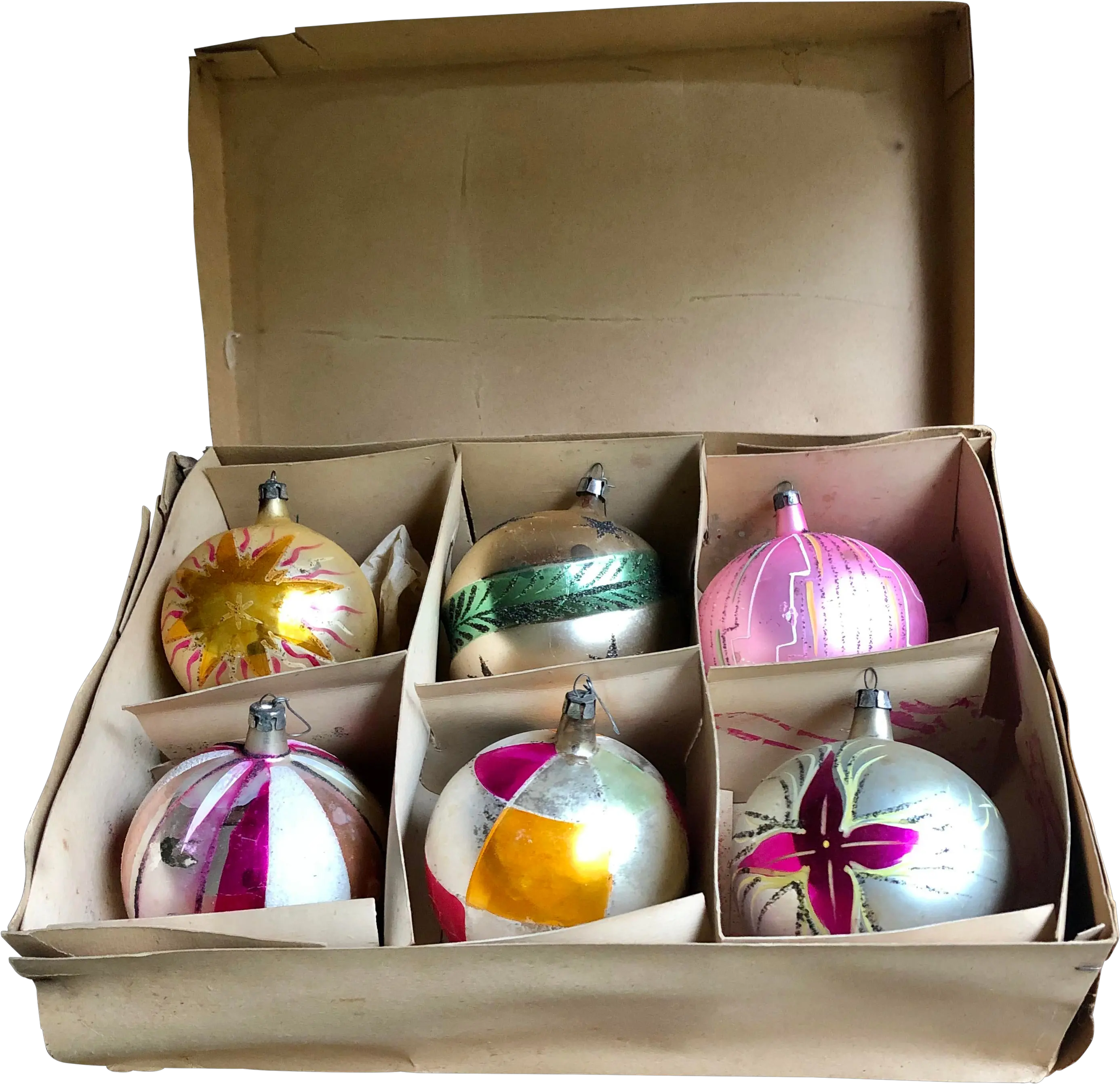 Mid Century Christmas Tree Ornaments Wbox Cardboard Box Png Charlie Brown Christmas Tree Png