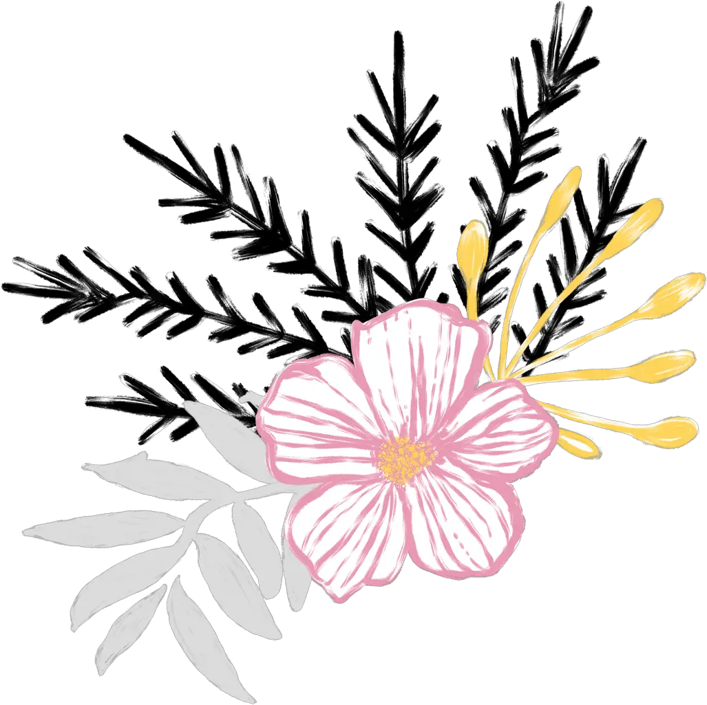 Weeds Drawing Sign Flower Clipart Full Size Clipart Floral Png Weed Flower Icon