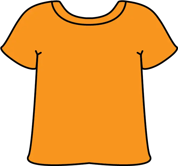 Clothing Clipart Transparent Background Orange T Shirt Clipart Png Clip Art Transparent Background