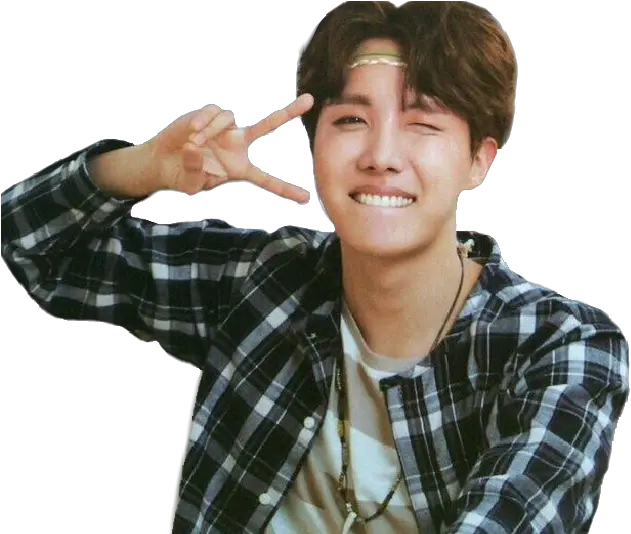 J Hope Png Png Jhope Bts Kpop Edit Cutie Wink Smile J Hope Png Picsart Wink Png