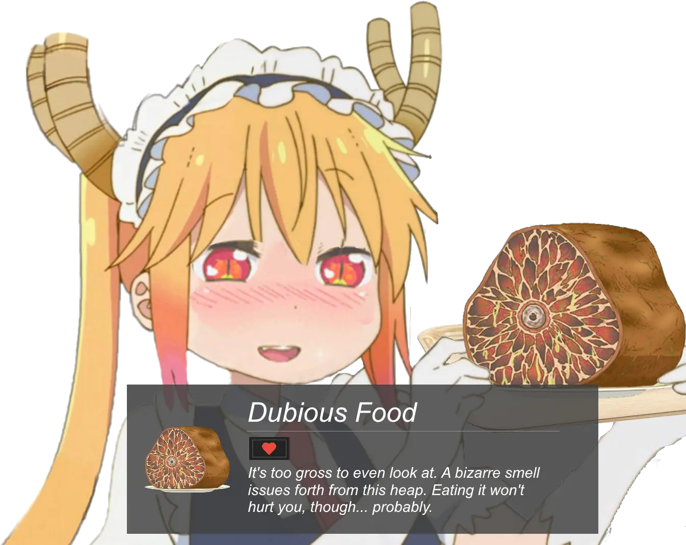 Format Made By Usoulofdarkness1 Tail Meat Png File In Kobayashi San Tail Meat Meat Png
