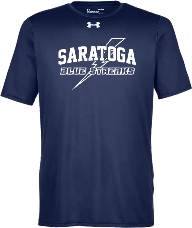 Saratoga Blue Streaks Under Armour Short Sleeve Performance Shirt Ladies U0026 Menu0027s 3 Colors Tottenham Away Kit 2019 20 Png Streaks Png