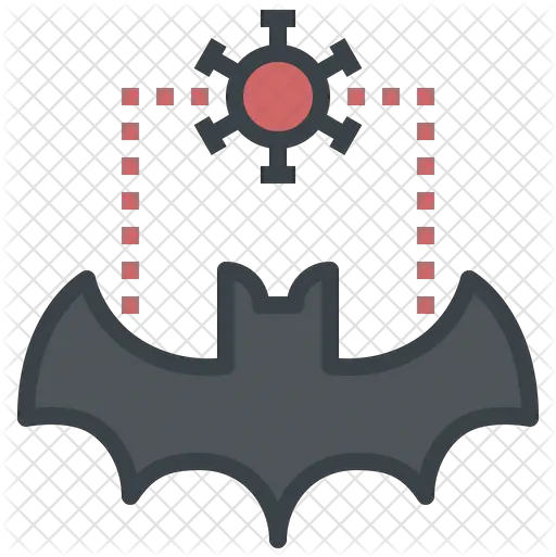 Bat Icon Of Colored Outline Style Franchise Icon Png Bat Symbol Png